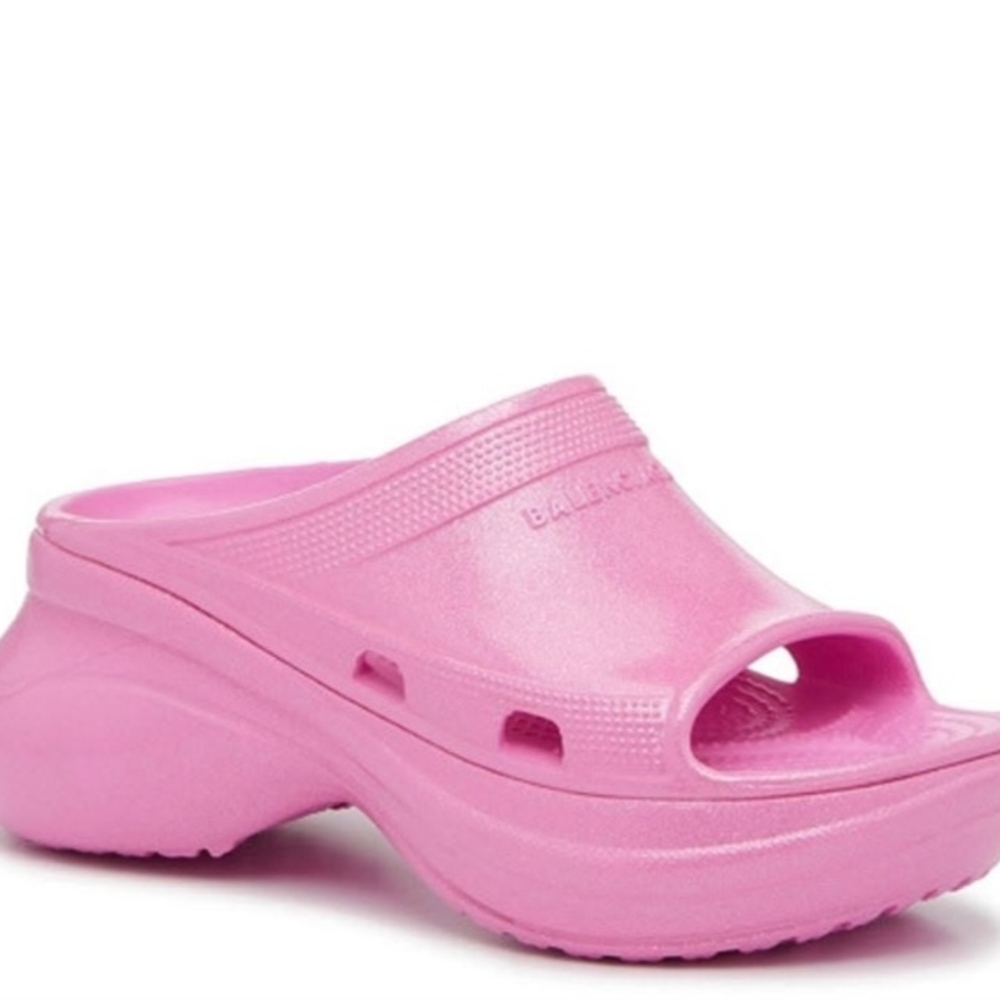 Balenciaga Vibrant Pink Mules